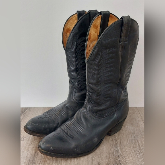 Boulet Other - Boulet 9502 Black Cowboy Boots Size 10 1/2 Men's